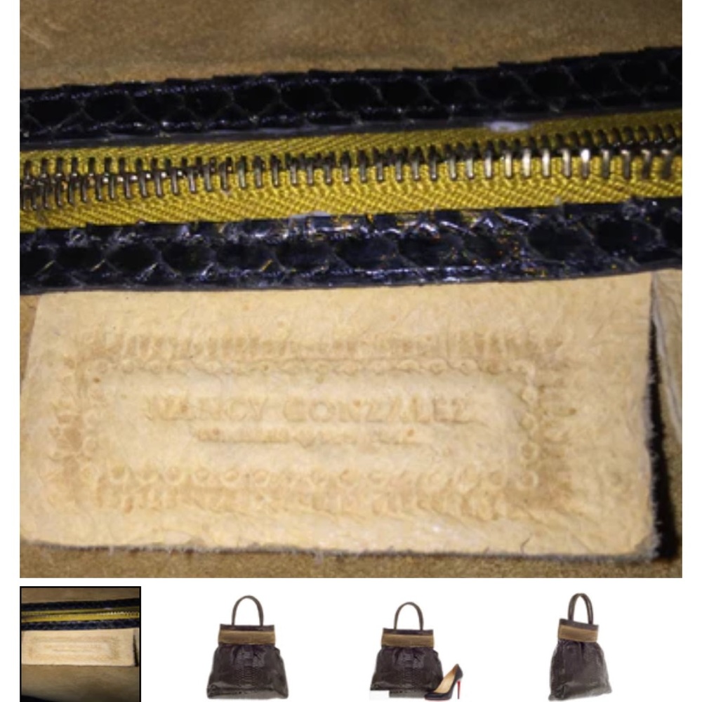 Nancy Gonzalez python bag - Picture 3 of 4